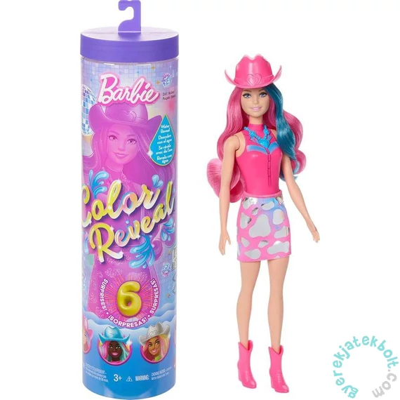 Barbie Color Reveal meglepetés baba - Disco-sztár (JCP01)