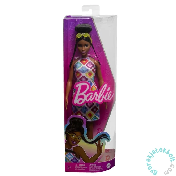 Barbie Fashionistas Barátnő baba - Horgolt ruhában (HJT07)