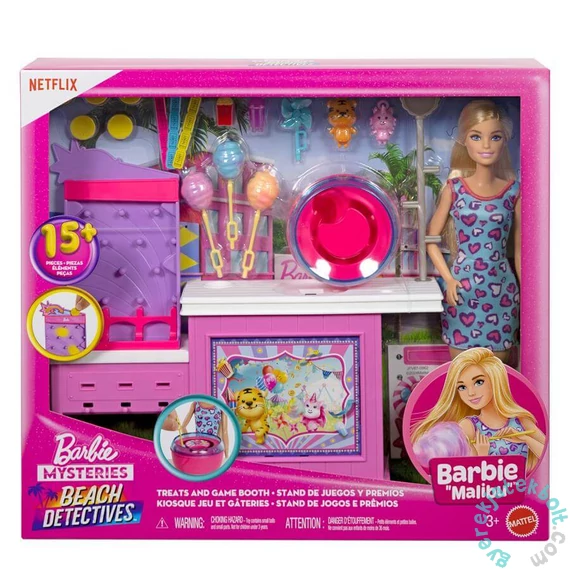 Mattel - Barbie - Mysteries - Beach Detectives - Vattacukor Stand (JFV67)