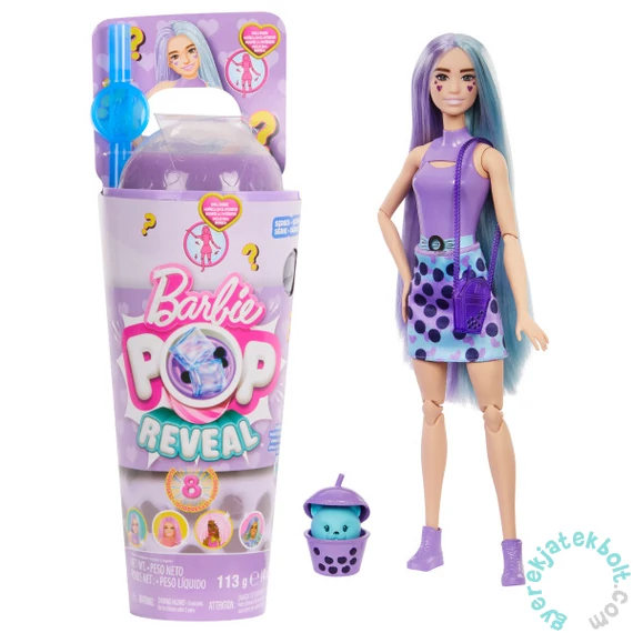 Barbie slime reveal meglepetés baba - lila (HTJ19)