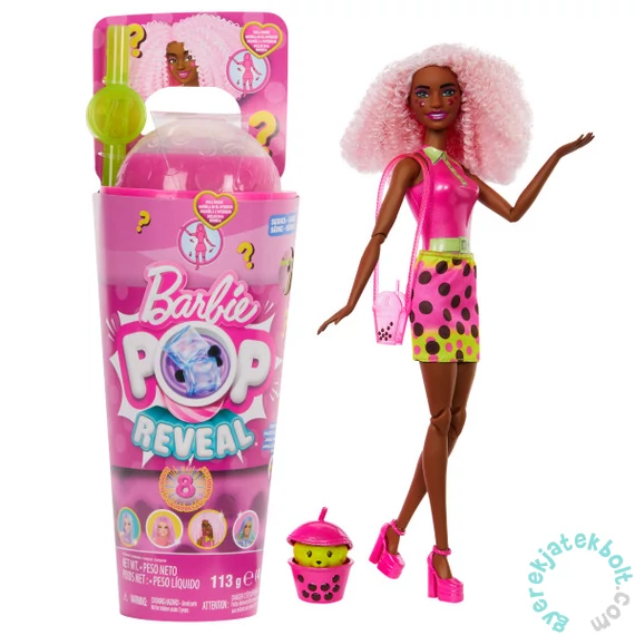 Barbie slime reveal meglepetés baba - rózsaszín (HTJ20)