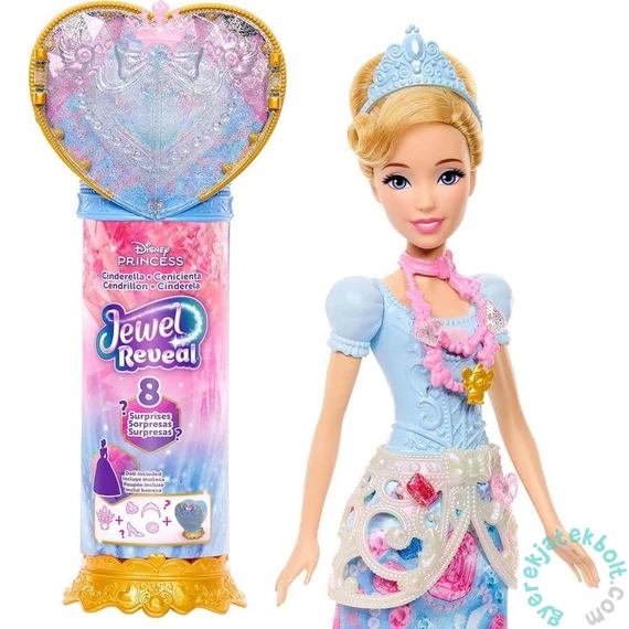 Disney Hercegnők - Csupaszív meglepetés baba - Hamupipőke (JHL50)