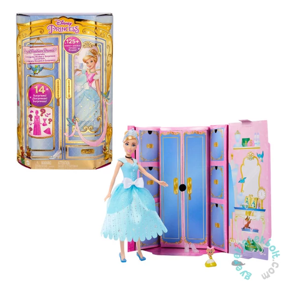 Disney Hercegnők - Divatkavalkád baba - Hamupipőke (JCR96)