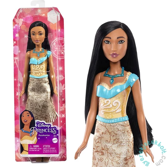 Disney Princess - Csillogó hercegnő baba - Pocahontas (HLW07)
