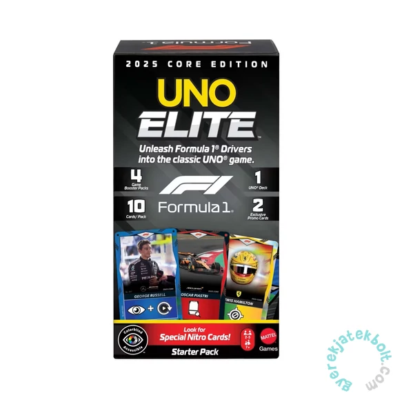 Elite Formula 1 Uno kártya (JLV42)