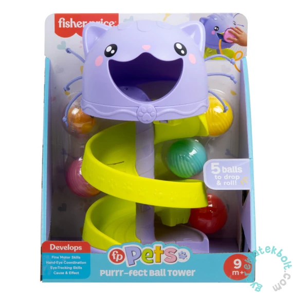 Mattel - Fisher-Price kis kedvencek foglalkoztató - Cicatorony (HTW92)