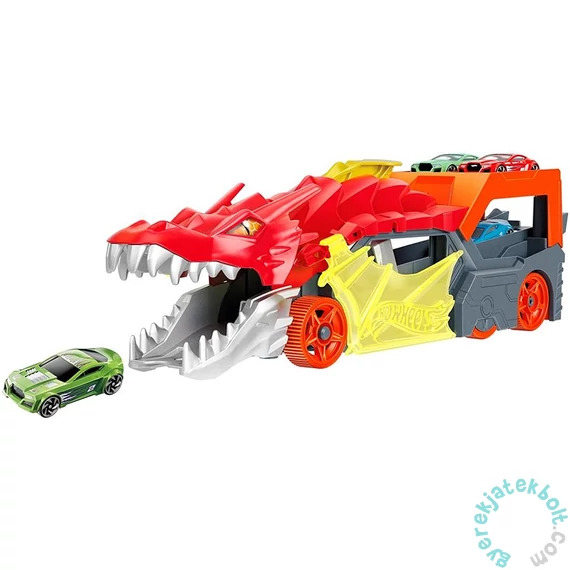 Hot Wheels City - Autófaló sárkány játékszett (GTK42)