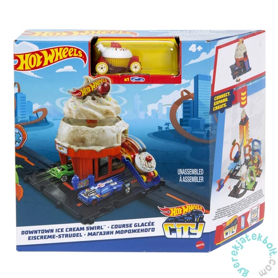 Hot Wheels City - Belvárosi Fagyiörvény játékszett