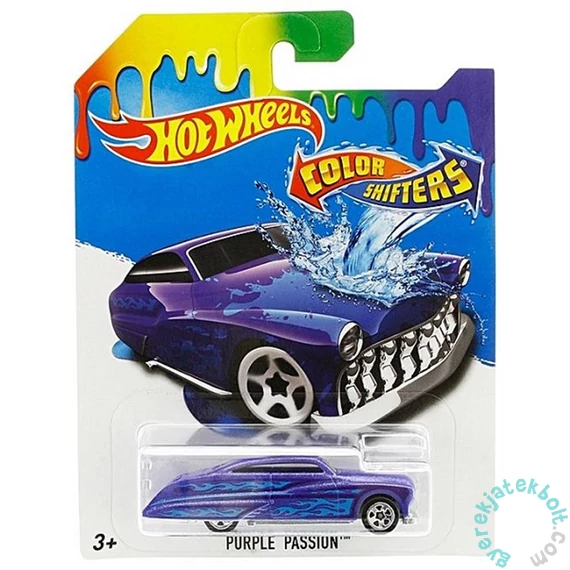 Hot Wheels City Színváltós kisautó - Purple Passion (BHR15-BHR52)
