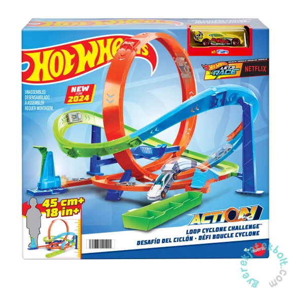 Mattel - Hot Wheels - Hiperhurok pálya játékszett (HTK16)
