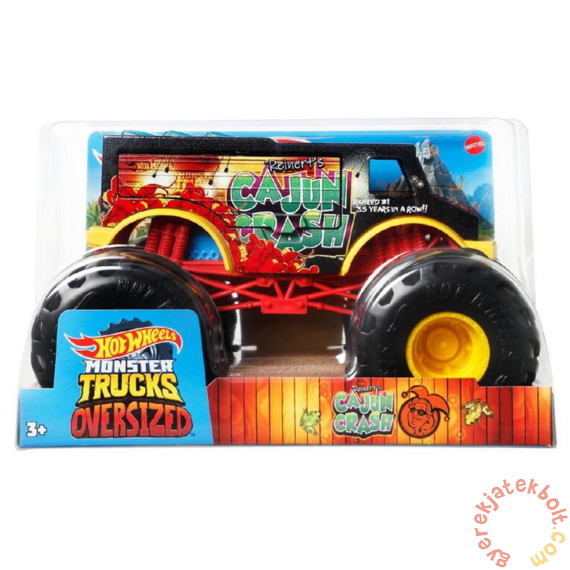 Hot Wheels Monster Trucks 1:24 autók - Cajun Crash (FYJ83-HDK90)