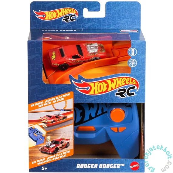 Hot Wheels RC távirányítós kisautó - Rodger Dodger (HJT81-HJT83)