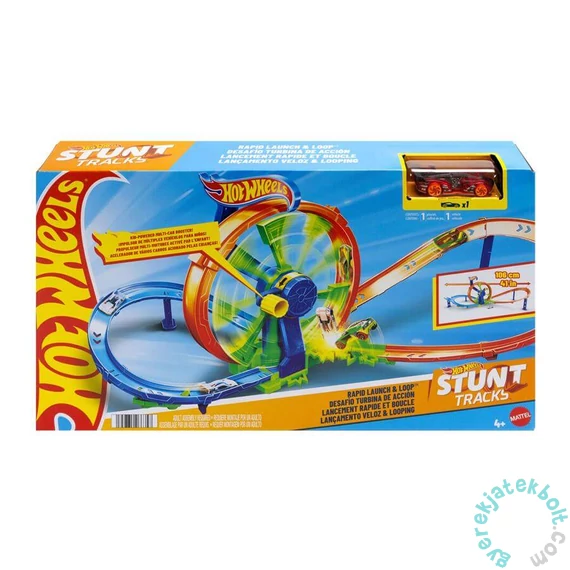 Mattel - Hot Wheels - Szédületes Turbina pályaszett (JBX65)