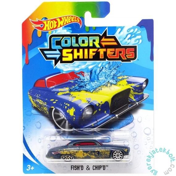 Hot Wheels City Színváltós kisautó - Fish'D and Chip'D