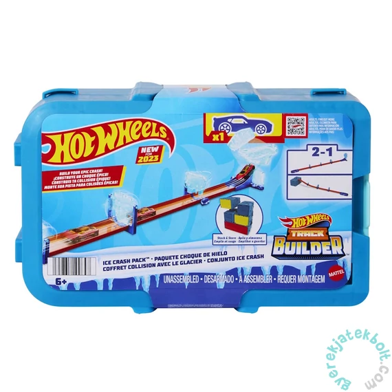 Hot Wheels Track Builder - Természeti Erők pályaszett - Jég (HKX40)