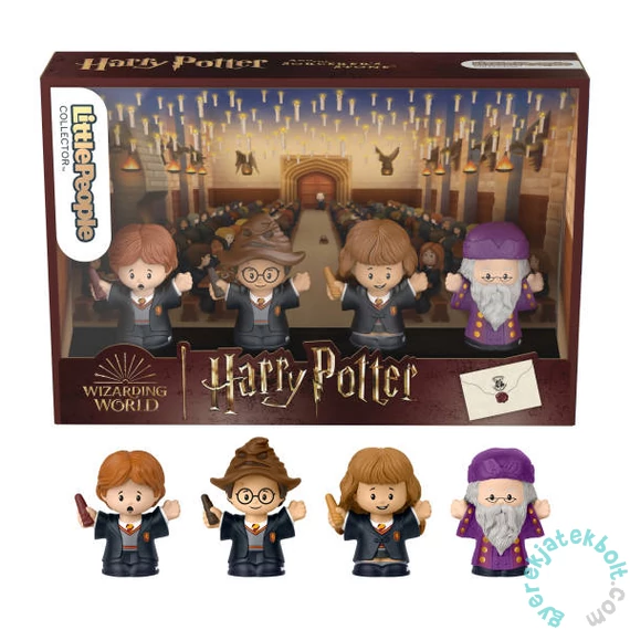 Little People Collector Harry Potter és a Bölcsek Köve - Gyűjtői készlet 4 figurával (HVG45)