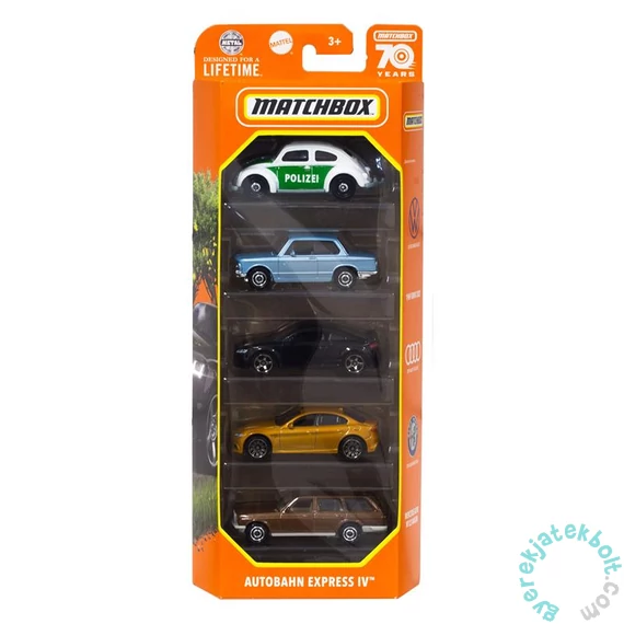 Matchbox 5 db-os kisautó készlet - Autobahn Express IV
