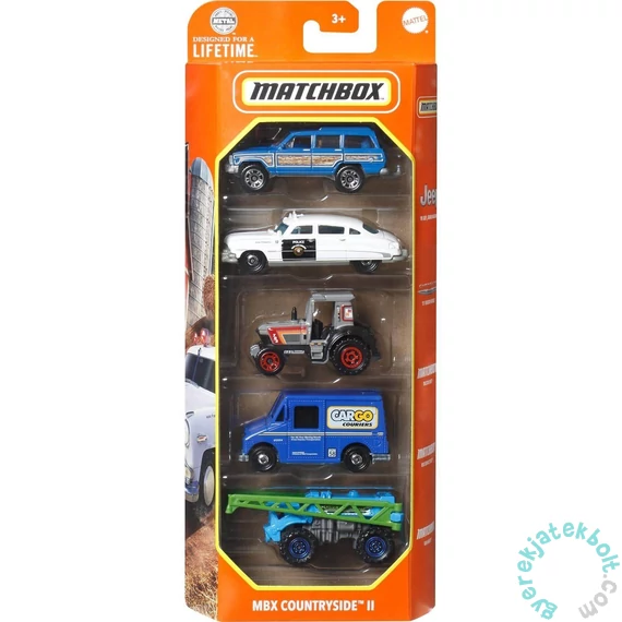 Matchbox 5 db-os kisautó készlet - MBX Countryside II (C1817-HVT78)