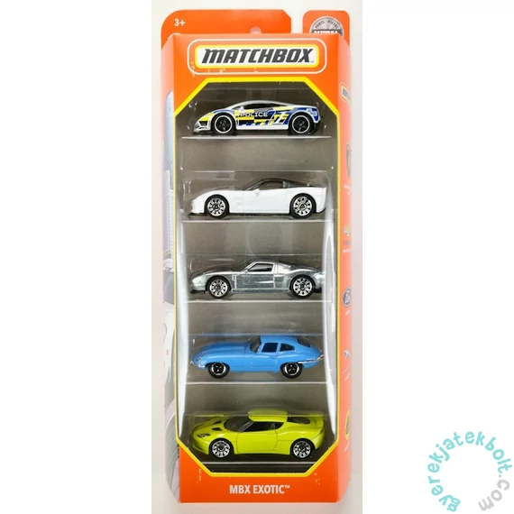 Mattel Matchbox 5 db-os kisautó készlet - MBX Exotic