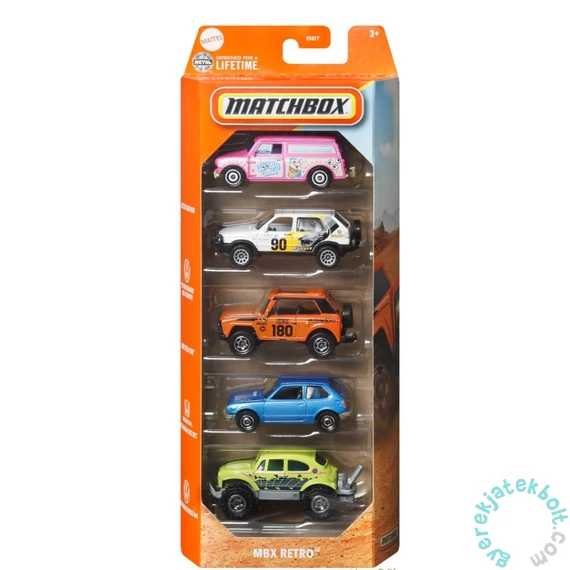 Matchbox 5 db-os kisautó készlet - MBX Retro (C1817-JBX36)