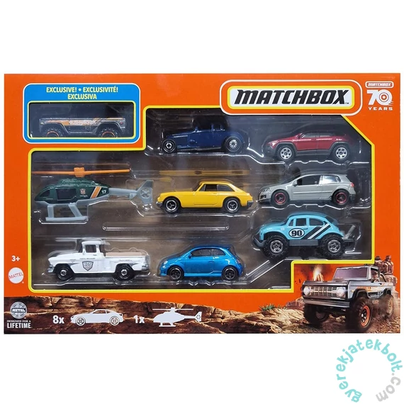 Matchbox 9 db-os kisautó játékszett - Bushwacker