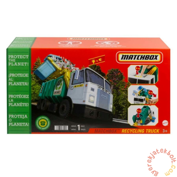 Mattel Matchbox - Szelektív hulladékgyűjtő teherautó (HHR64)