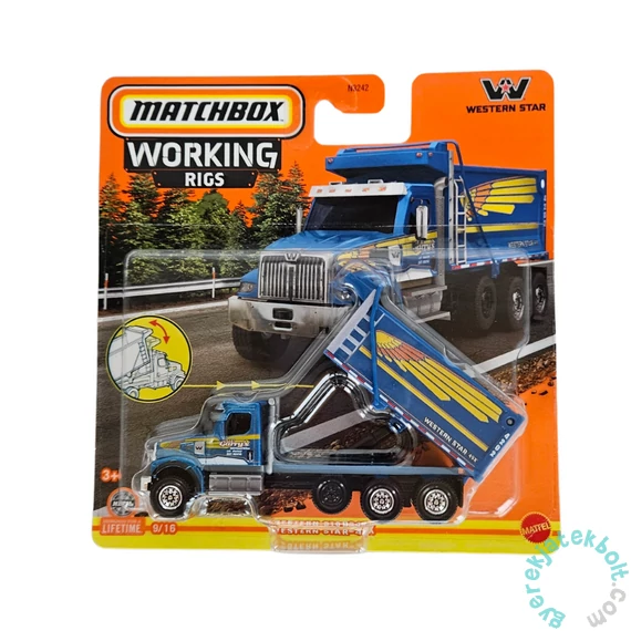 Matchbox Working Rigs munkagép - Western Star 49X - KÉK (N3242-HVV14)