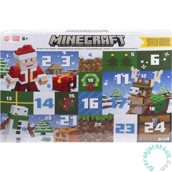 Minecraft Adventi naptár játékszett (HXM86)