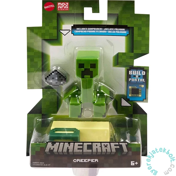 Minecraft figura portál elemmel - Creeper (HMB20)