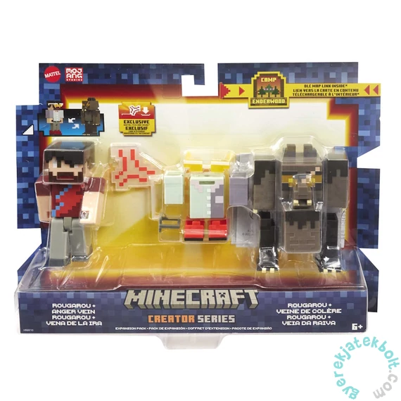 Minecraft Creator 2 db-os figuraszett - Anger Vein és Rougarou (HJG79-HNW10)