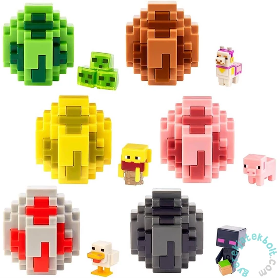 Minecraft meglepetés mini figurák tojásban (FMC85)