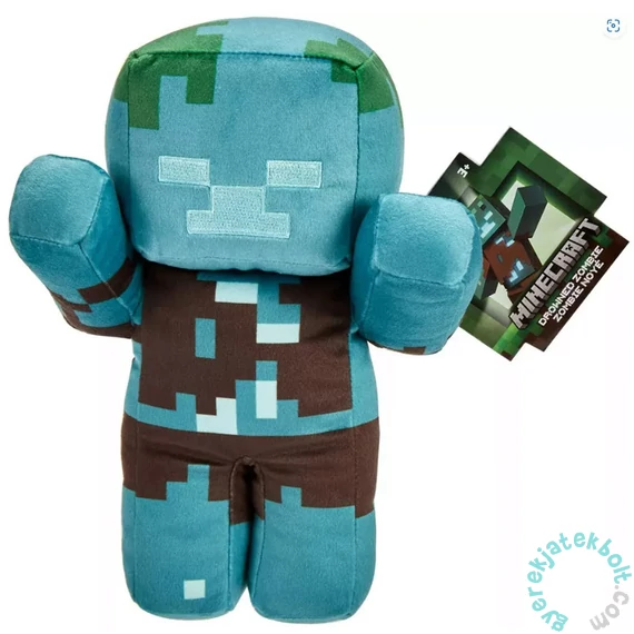 Minecraft plüss figura - Drowned Zombie (HBN39-HHP25)