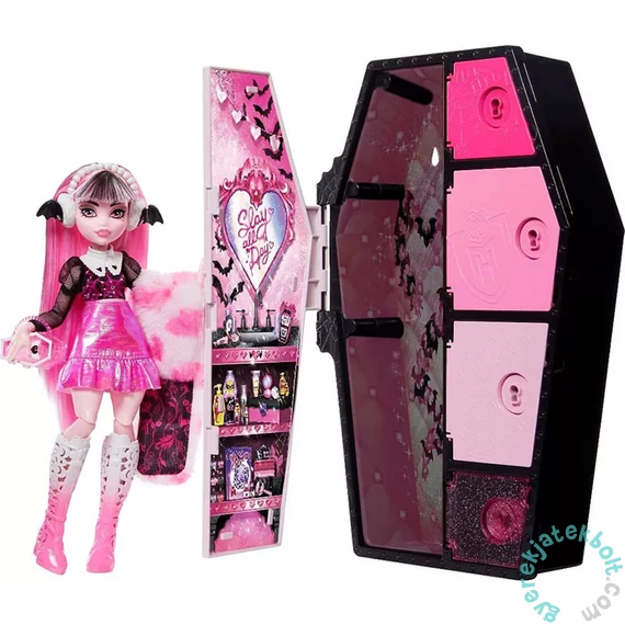 Monster High - Szörnyen jó barátok titkai, Rémbuli baba - Draculaura (HNF73)