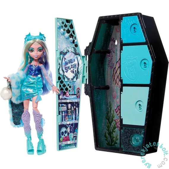 Monster High - Szörnyen jó barátok titkai, Rémbuli baba - Lagoona (HNF77)