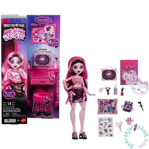 Monster High - Rémségápolás baba - Draculaura (JHK43)