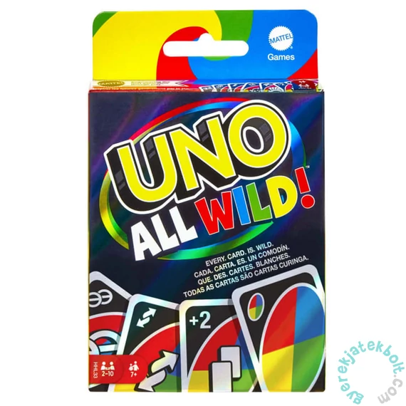 Mattel Uno All Wild kártyajáték (HHL33)