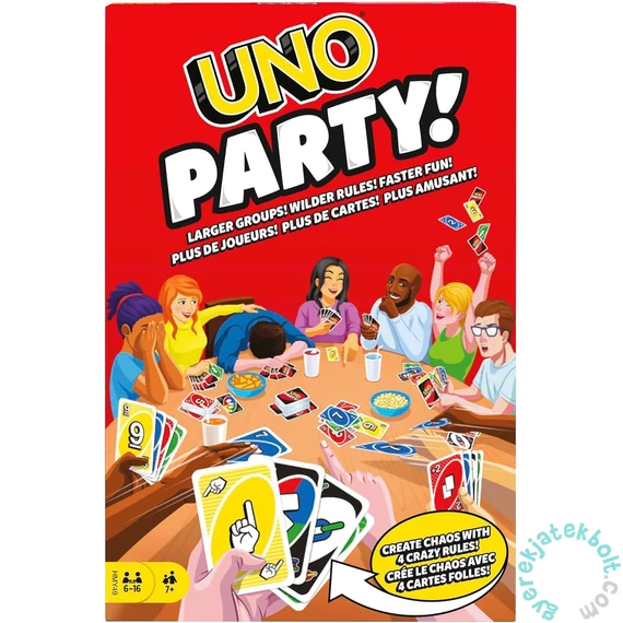 Mattel - Uno - buli kártyajáték (HMY49)