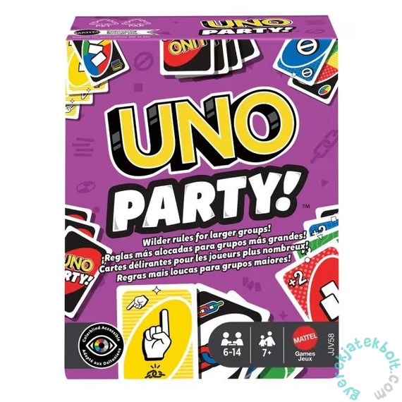 Uno Party kártyajáték (JJV58)