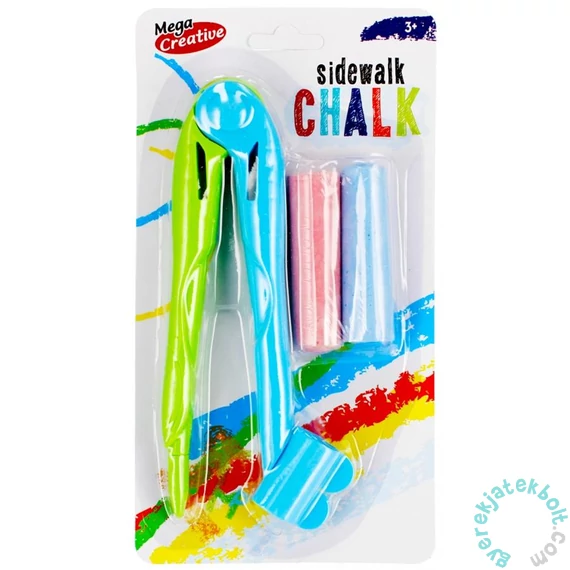 Mega Creative - Aszfaltkréta rajzolószett körzővel