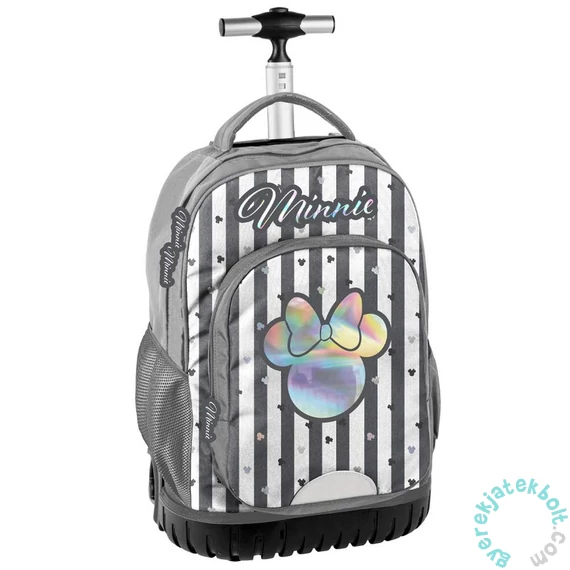 Paso - BeUniq Minnie Mouse gurulós hátizsák, iskolatáska - Minnie Silver (DM22SS-1231)