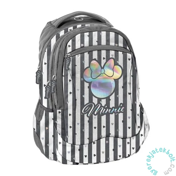 Paso - BeUniq Minnie Mouse iskolatáska, hátizsák - 3 rekeszes - Minnie Silver (DM22SS-2808)