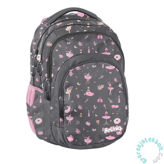 BeUniq hátizsák, iskolatáska - 3 rekeszes - Dance