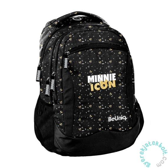 BeUniq Minnie Mouse iskolatáska, hátizsák - 3 rekeszes - Minnie Gold