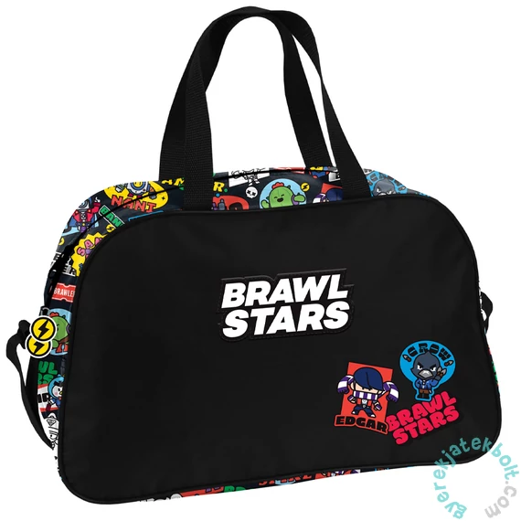 Brawl Stars kézitáska, sporttáska - Fekete