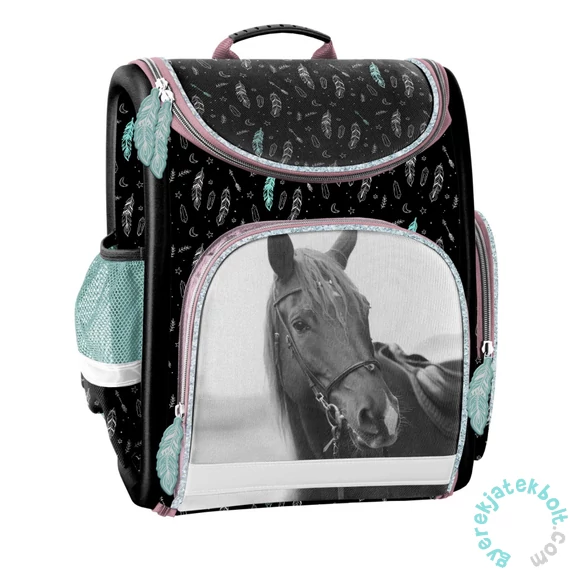 Lovas ergonomikus iskolatáska - Indián tollak (PP21KE-524)