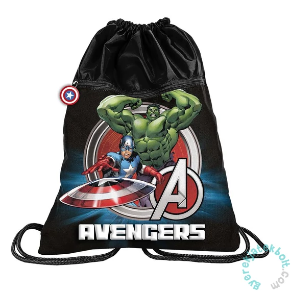 Paso - Avengers - Bosszúállók zsinóros hátizsák, tornazsák - Team (AV23DD-713)