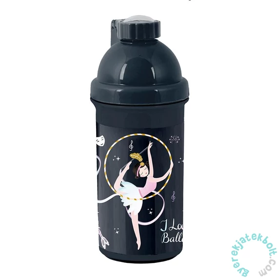 Balerina műanyag kulacs - Black (PP23BN-3021)