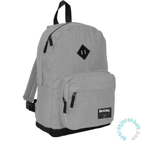 BeUniq egyszínű hátizsák - Casual Grey (BUGR-229)