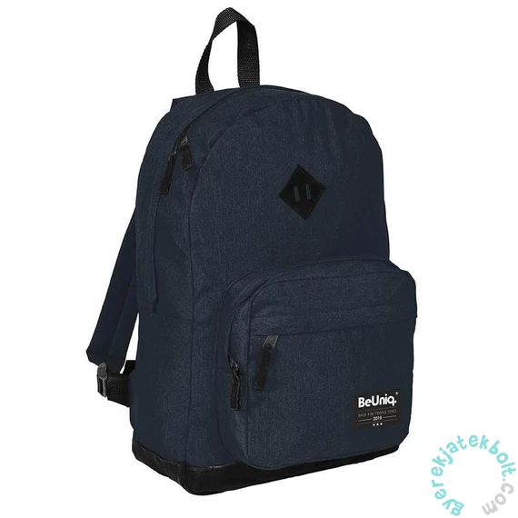 BeUniq egyszínű hátizsák - Casual Navy Blue (BUNV-229)