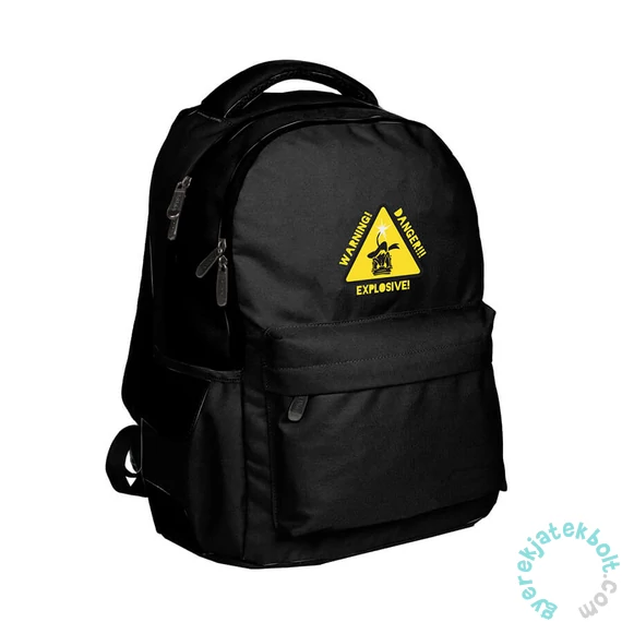 BeUniq hátizsák - 2 rekeszes - Warning (DL24RR-2705)